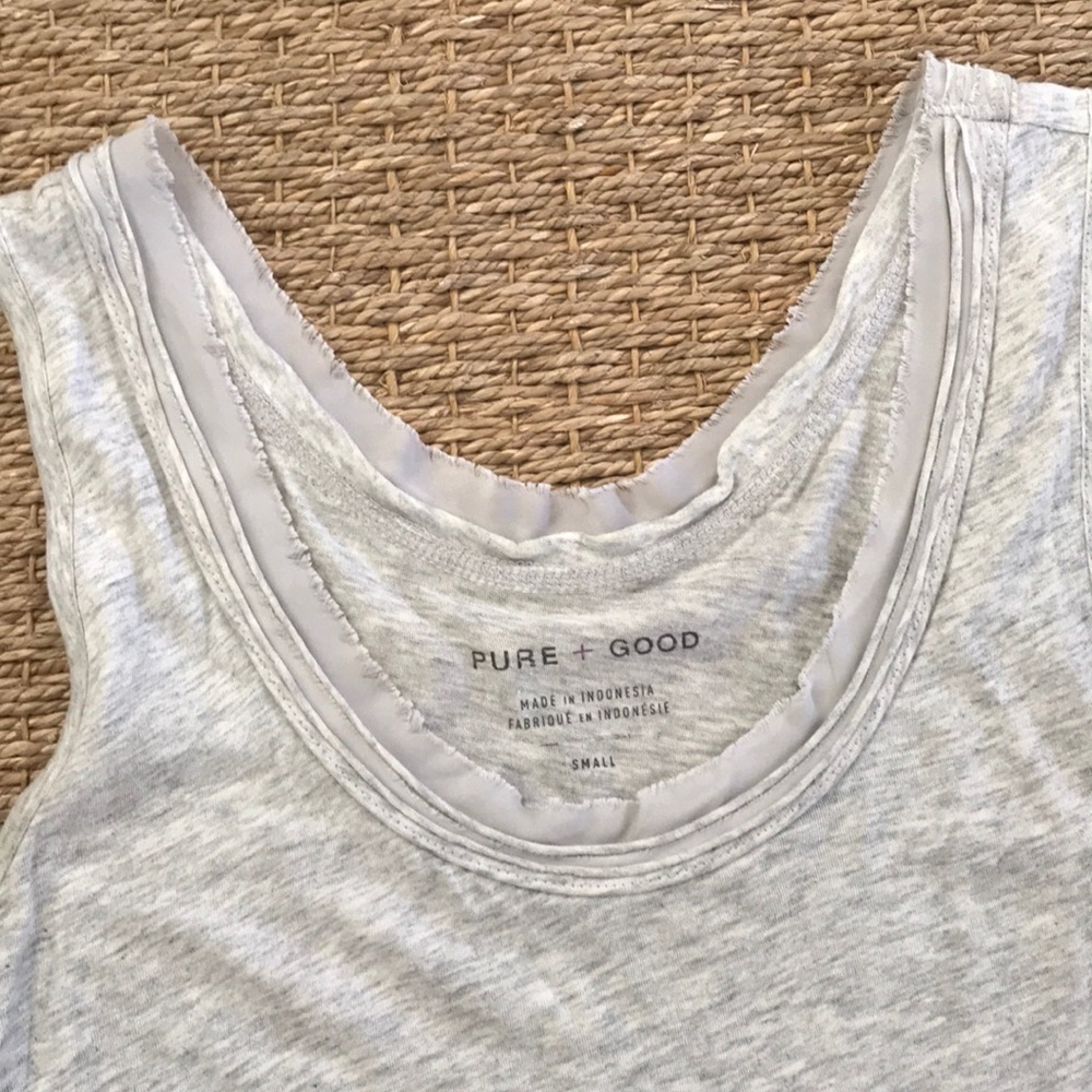 Basic/Essential Grey Tank - Picture 2 of 2